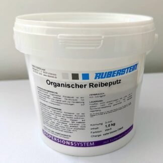 Ruberstein® Organischer Reibeputz weiß Kleingebinde 1kg - ideal zum Ausbessern